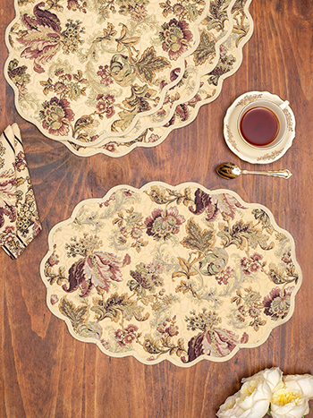 Sonnet Quilted Placemats (set of 4)- April Cornell